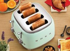 Новый тостер SMEG с 4 слотами серии «Стиль 50х»: маленькая роскошь на каждый день