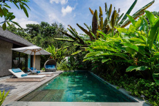 Виллы в тропических джунглях в отеле Nirjhara, Индонезия