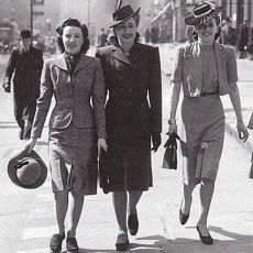 Мода времен Второй Мировой